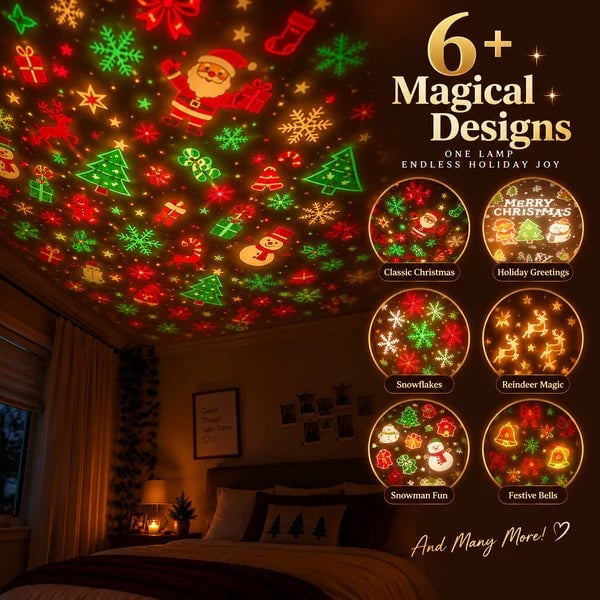 🎄USB Christmas ✨Tree Projector Light