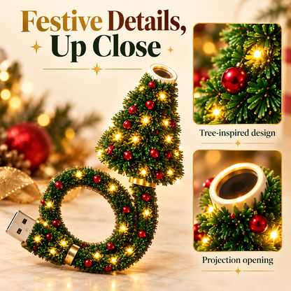 🎄USB Christmas ✨Tree Projector Light