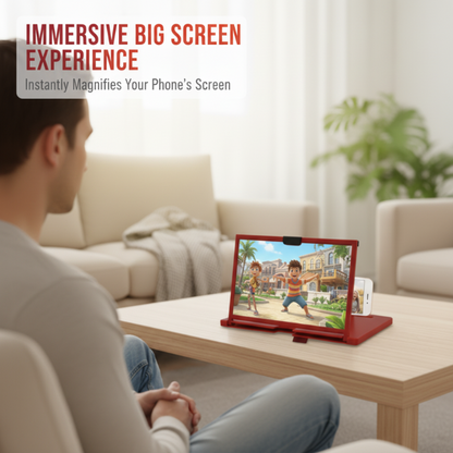 🔍Foldable Mobile 📲Phone Screen Magnifier Stand