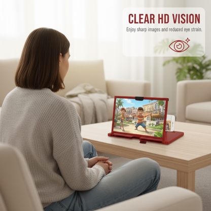 🔍Foldable Mobile 📲Phone Screen Magnifier Stand