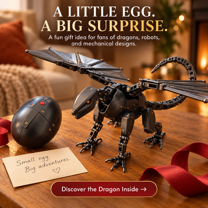 🔥 Egg to Dragon Transforming Mechanical Toy