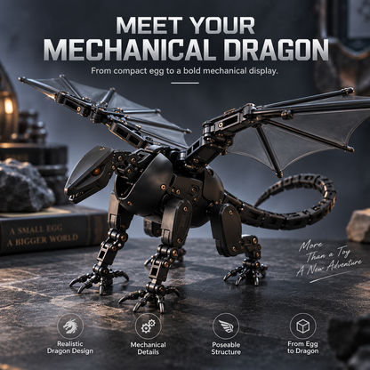 🔥 Egg to Dragon Transforming Mechanical Toy